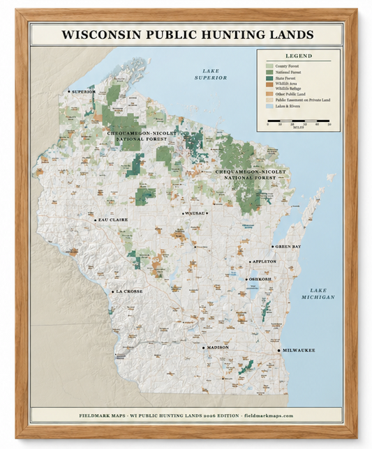 Wisconsin Public Hunting Lands Map (2026 Edition)