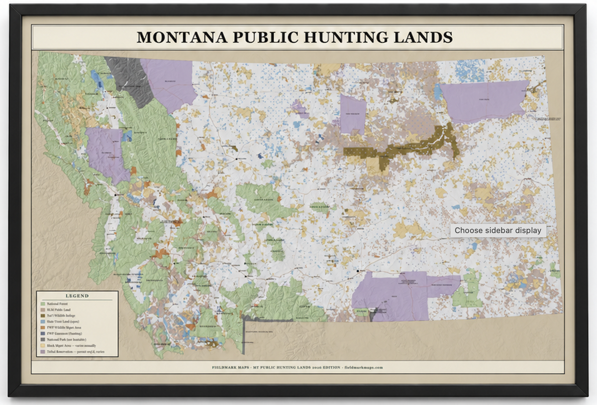 Montana Public Hunting Lands Map (2026 Edition)