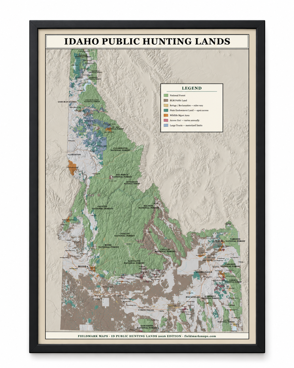 Idaho Public Hunting Lands Map (2026 Edition)